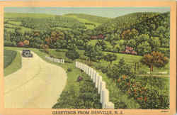 Greetings From Denville New Jersey Postcard Postcard