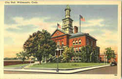 City Hall Willimantic, CT Postcard Postcard