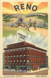 Overland Hotel Postcard