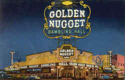 Golden Nugget Gambling Hall Postcard