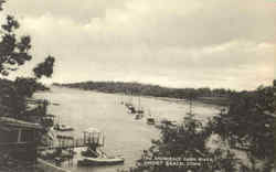 The Anchorage Farm River Short Beach, CT Postcard Postcard