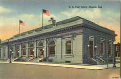 U. S. Post Office Muncie, IN Postcard Postcard