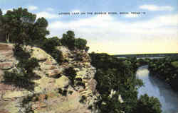 Lovers Leap On The Bosque River Postcard