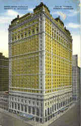 Hotel Book Cadillac Postcard