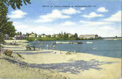 Beach At Eagle Harbor In Keweenawland Postcard