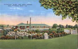 Filtration Plant And Rock Garden Iron Mountain Postcard