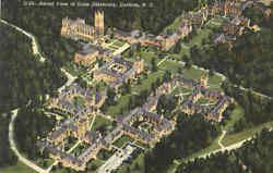 Aerial View Of Duke University Postcard