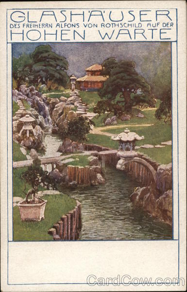 Glashauser des Freiherrn Alfons von Rothschild auf der Hohen Warte