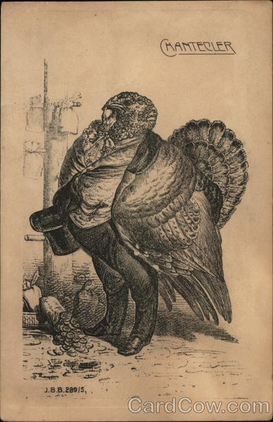 Half Man Half Turkey Chantecler  Fantasy