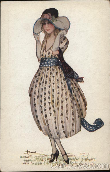 Woman Posing in Hat Busi Women