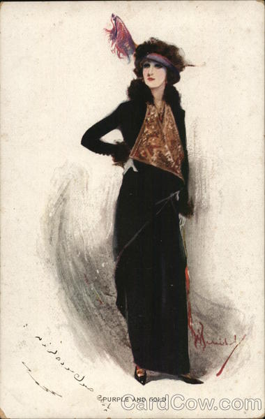 Purple and Gold - Glamour Barribal Women