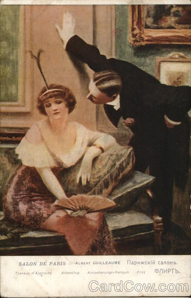 Salon De Paris Albert Andre Guillaume Artist Signed