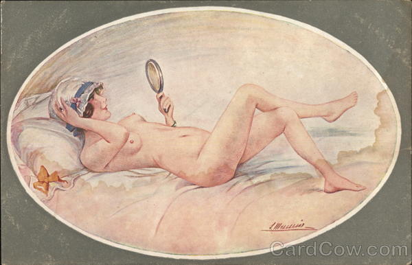 Naked Woman Relaxing Suzanne Meunier Risque & Nude