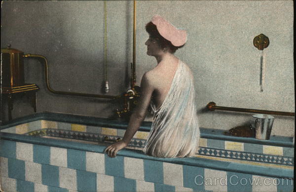 Woman Bathing - Mud Bath? Women