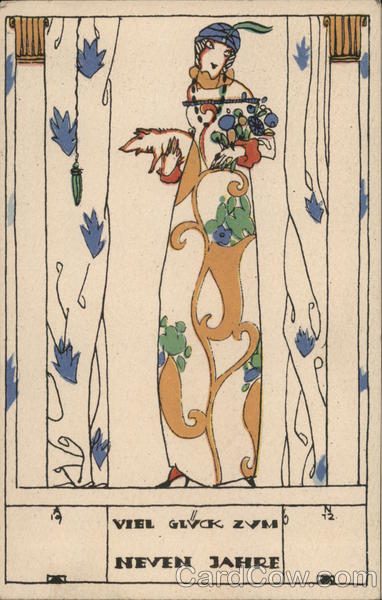 Wiener Werkstatte #894 Arnold Nechansky Artist Signed