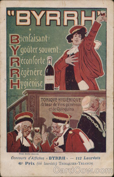 Byrrh Tonic Concours d'Affiches Trinquier-Trianon Advertising