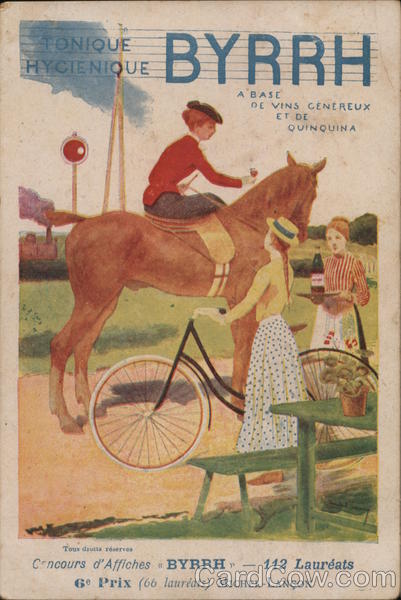 Tonique Hycienique Byrrh Advertising