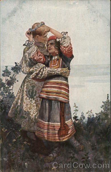 Ethnic Couple S. Solomko Art