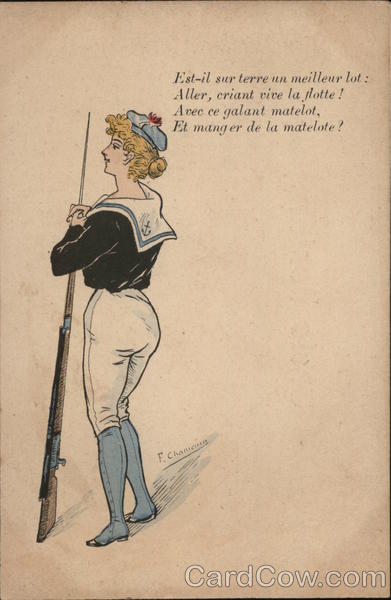 Female Soldier F. Chamouin Military