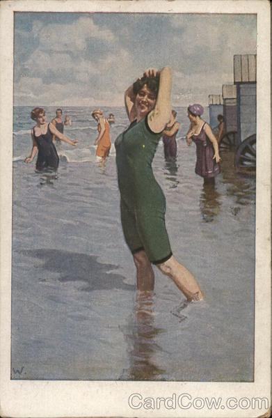 Women Playing in the Surf Brynolf Wennerberg