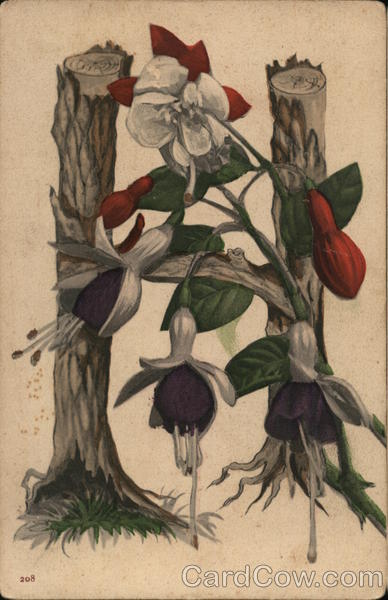 Letter H, Flowers Alphabet Letters