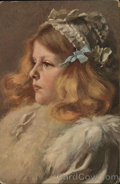 Pretty Blonde Haired Girl Goldelse F. Bersch Girls