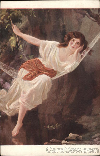 Woman Smiling While Resting in Hammock Abel Boye Women