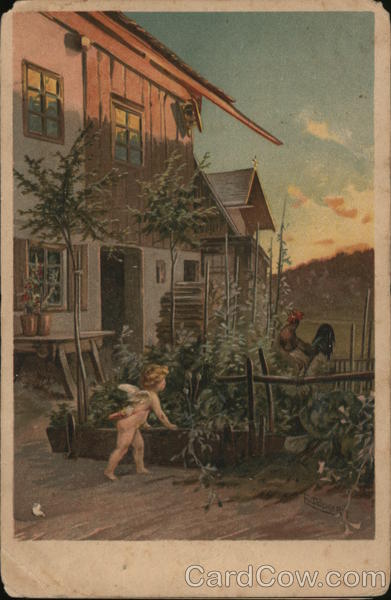 Cupid in Garden Romance & Love