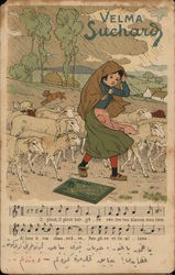 Velma Suchard Chocolates Postcard