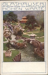 Glashauser des Freiherrn Alfons von Rothschild auf der Hohen Warte Postcard