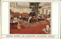 Grand Hotel de L'Europe, Salzburg, Halle Austria Postcard Postcard