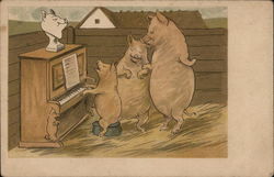 Piano Lessons Postcard