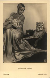 Josephine Baker with Leopard Josephine Baker with Leopard