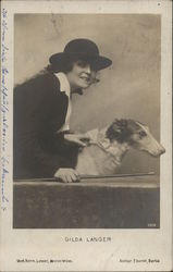 Gilda Langer and Dog Gilda Langer and Dog