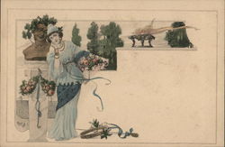 Woman in Grecian Clothing Carrying Fruit Woman in Grecian Clothing Carrying Fruit