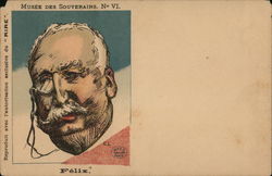 Musee Des Souverains #6 Félix Faure, Französischer Staatspräsident France Postcard Postcard