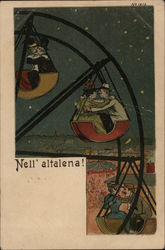 Nell'altalena! - Couples Kissing on Ferris Wheel Nell'altalena! - Couples Kissing on Ferris Wheel