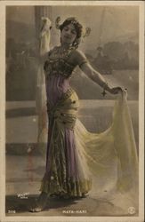 Mata-Hari - Exotic Dancer Postcard