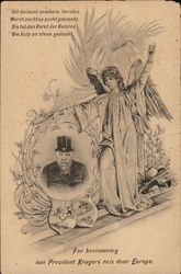 1900 Angel, Paul Kruger Postcard