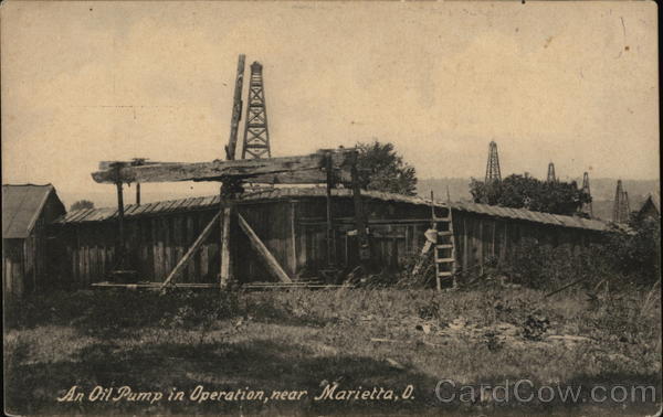 Oil Pump in Operation Marietta Ohio