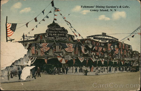Feltmans' Dining Garden's & Cafe Coney Island New York