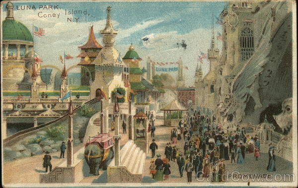 Luna Park Promenade Coney Island New York