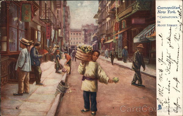 Mott Street, Chinatown New York City