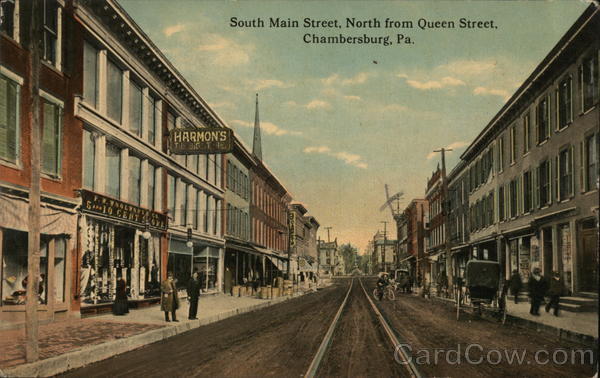 South Main Street, North from Queen Street Chambersburg Pennsylvania