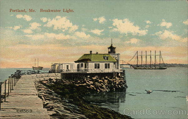 Breakwater Light Portland Maine