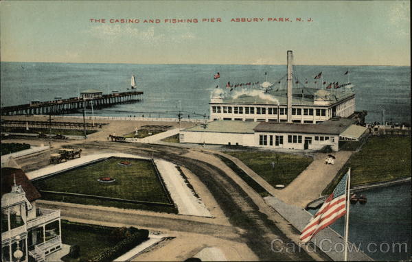 The Casino and Fishing Pier Asbury Park New Jersey