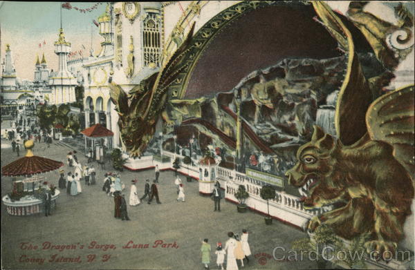 The Dragon's Gorge, Luna Park Coney Island New York