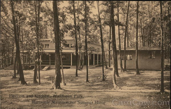 Pavilion and Kitchen, Waldheim Park Laureldale Pennsylvania