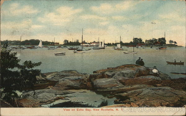 View on Echo Bay New Rochelle New York