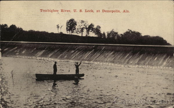Tombigbee River, U.S. Lock Demopolis Alabama